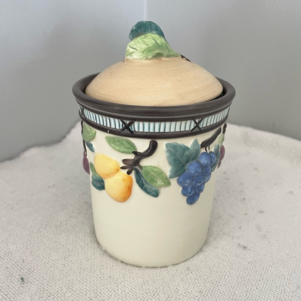 Mikasa Garden Harvest Tea Canister